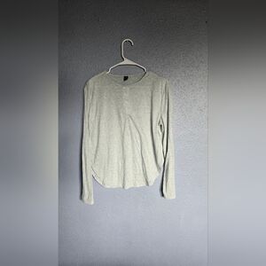 SHEIN Gray Long Sleeve Top